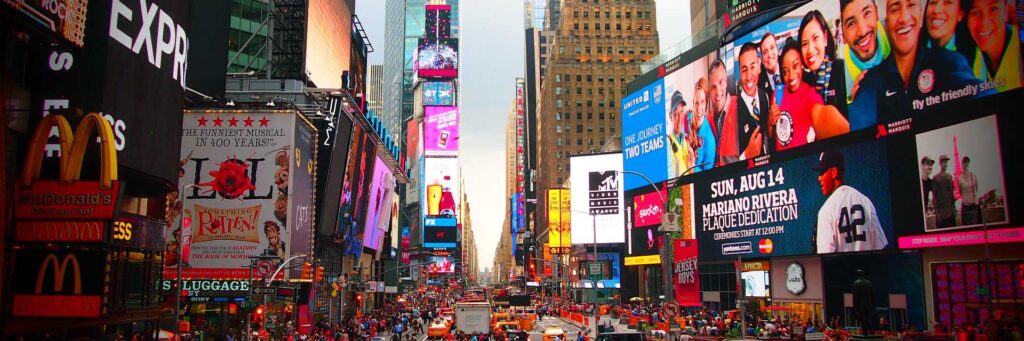 Le SEA est à l'image de Time Square à New-York City
